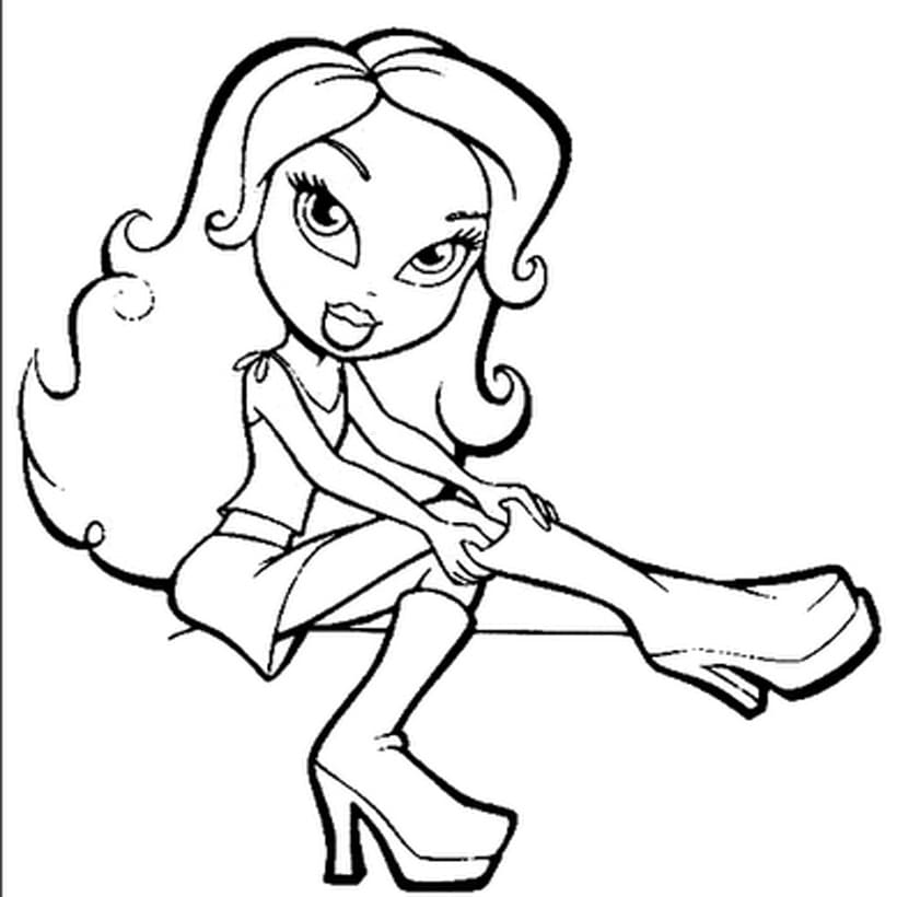 Coloriage bratz 26