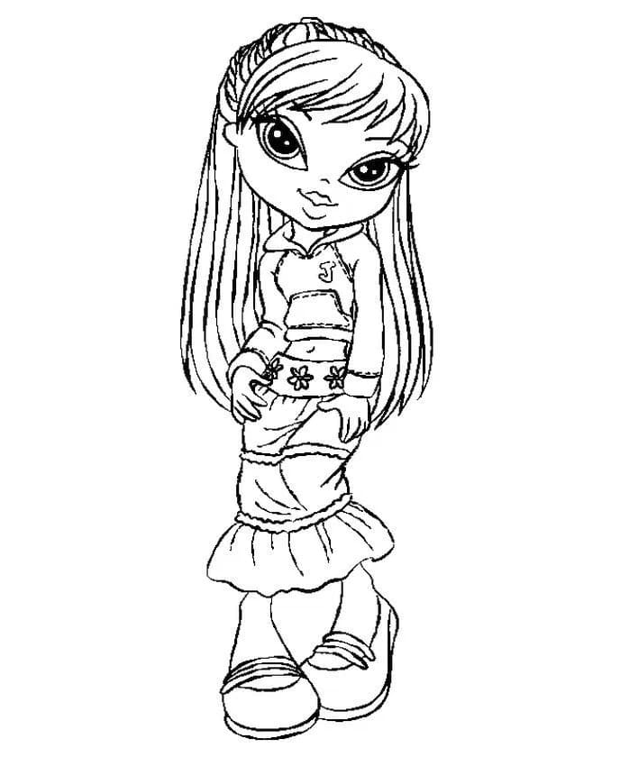 Coloriage bratz 28