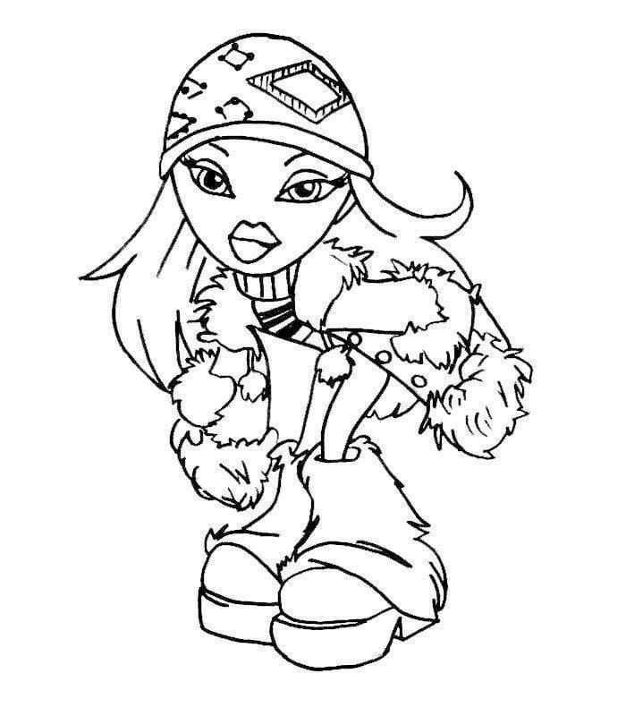 Coloriage bratz 6