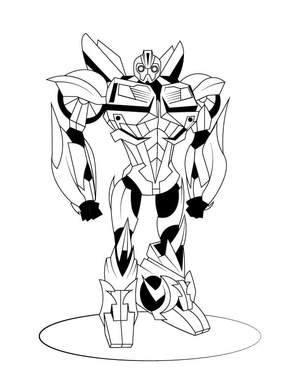 Coloriage bumblebee 7