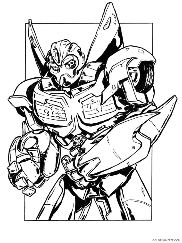 Coloriage bumblebee 8