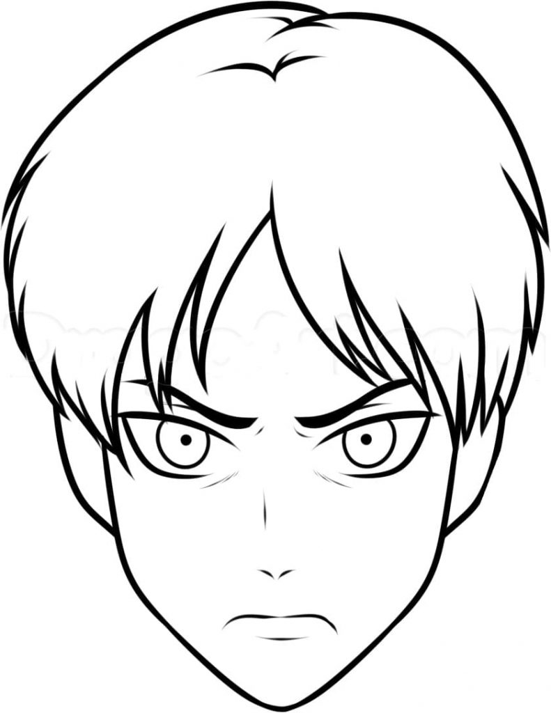 Coloriage eren jäger à imprimer