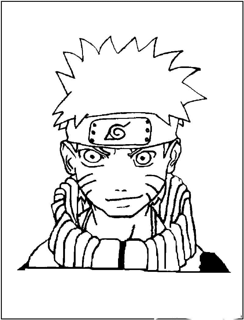 Coloriage Jeune naruto à imprimer