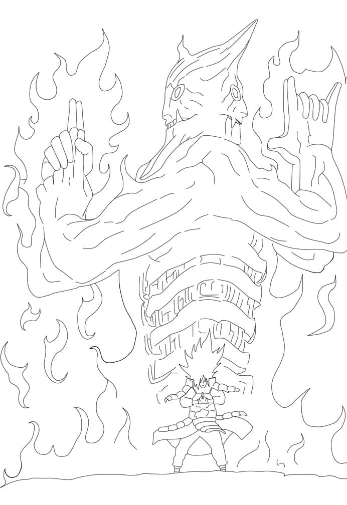 Madara's Susanoo by lTHRl on DeviantArt | Itachi uchiha art, Naruto sketch  drawing, Naruto sketch
