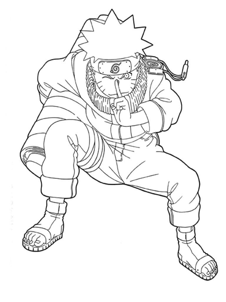 Coloriage Naruto 3