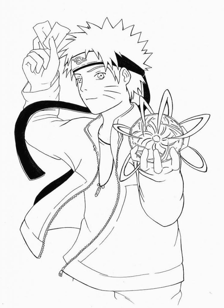 Coloriage Naruto Génial à imprimer