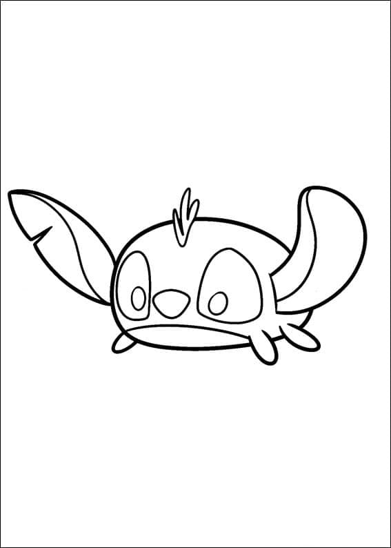 Coloriage stitch tsum tsum