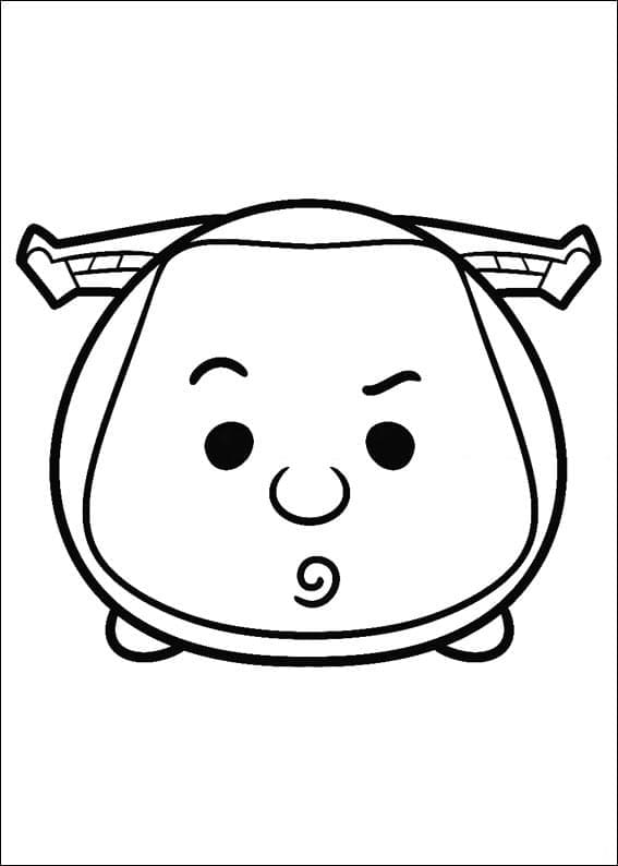 Coloriage tsum tsum 6