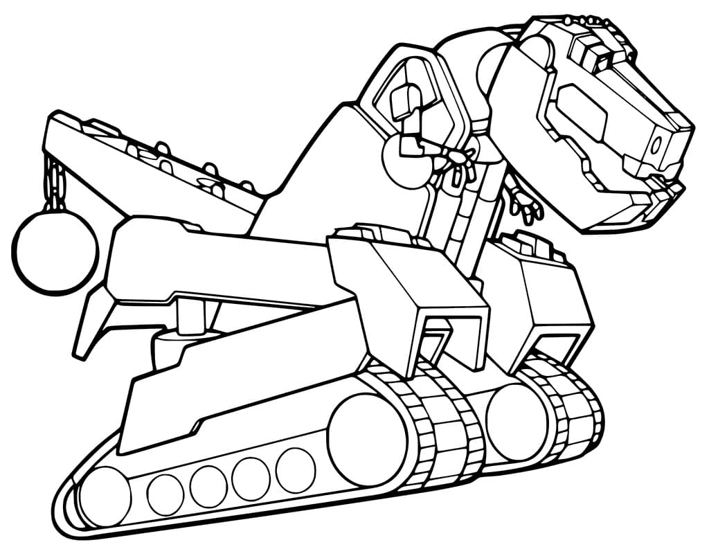 Coloriage Ty Rux Dinotrux