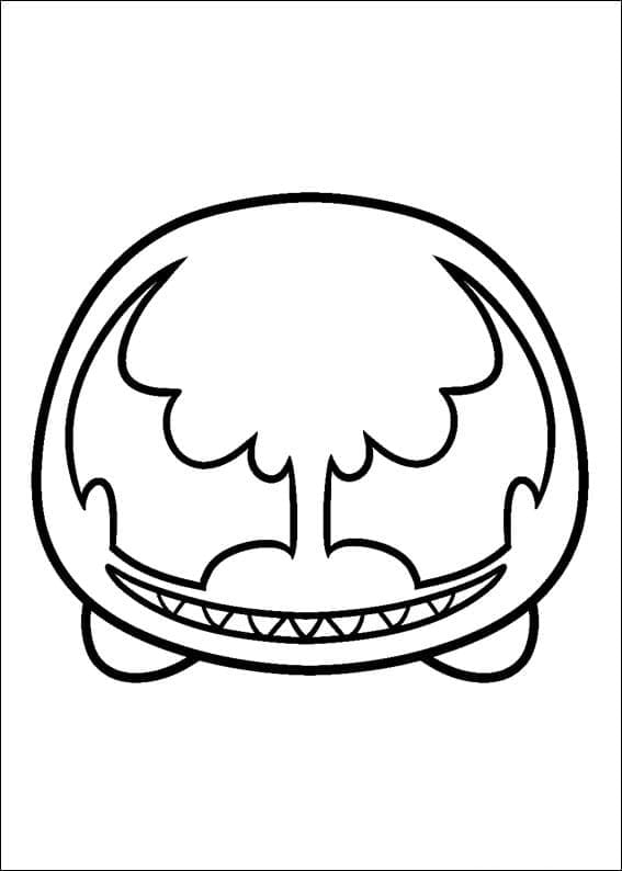 Coloriage venom tsum tsum