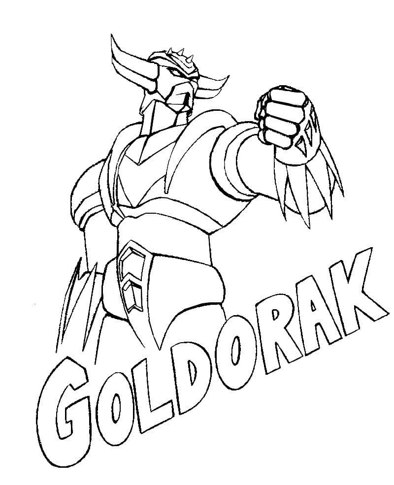 Coloriage Goldorak à imprimer