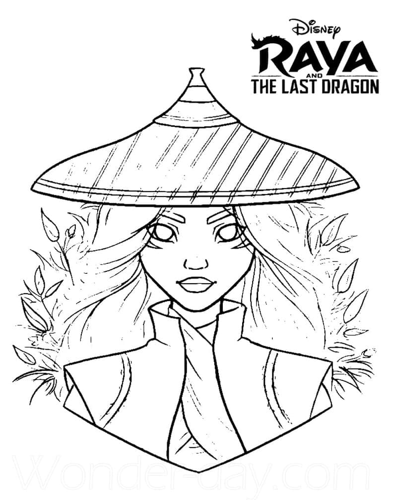 Coloriage Raya et le Dernier Dragon 5