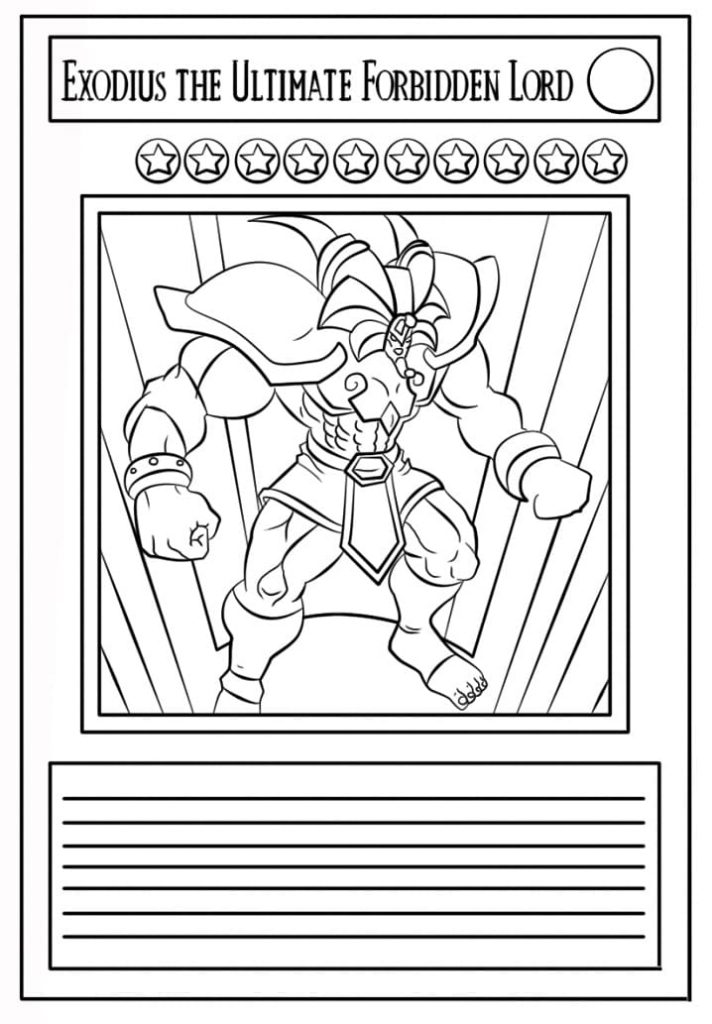 Coloriage Yu-Gi-Oh 5 à imprimer