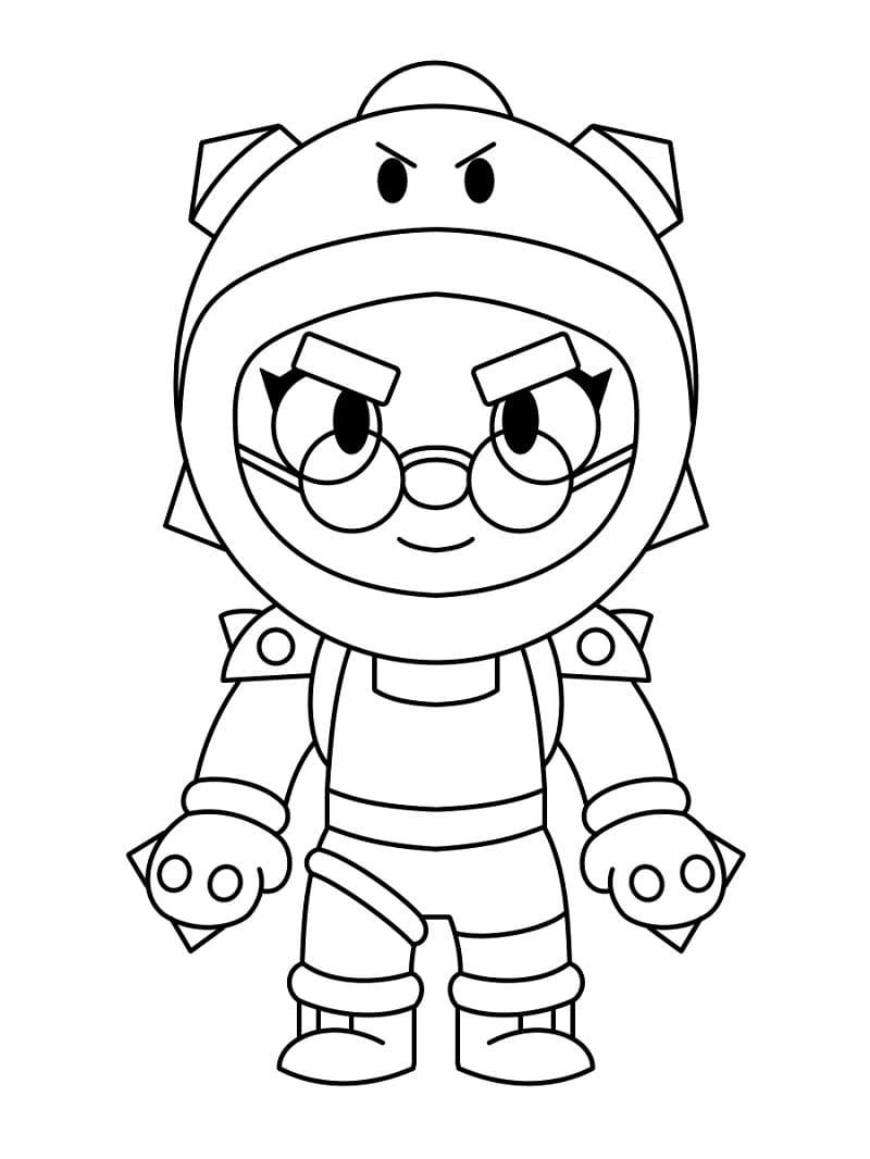 Coloriage brawl stars 1 à imprimer