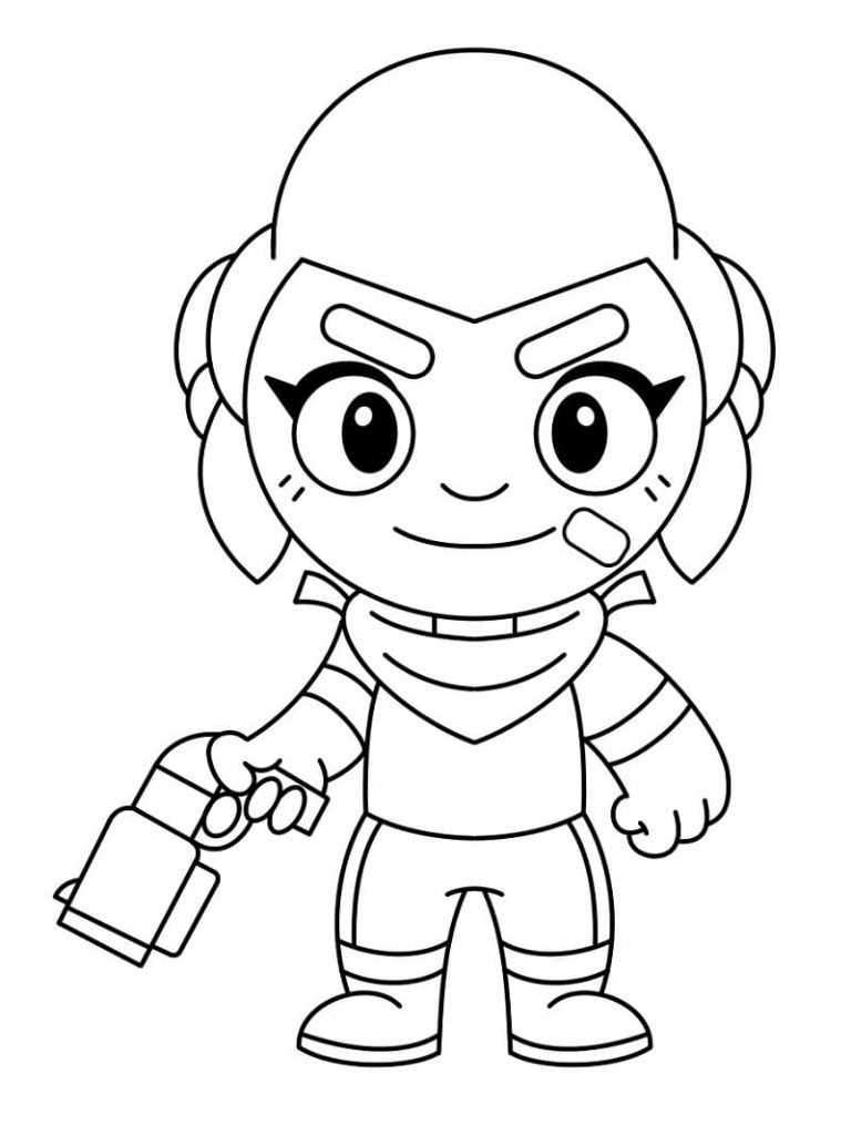 Coloriage brawl stars 2 à imprimer