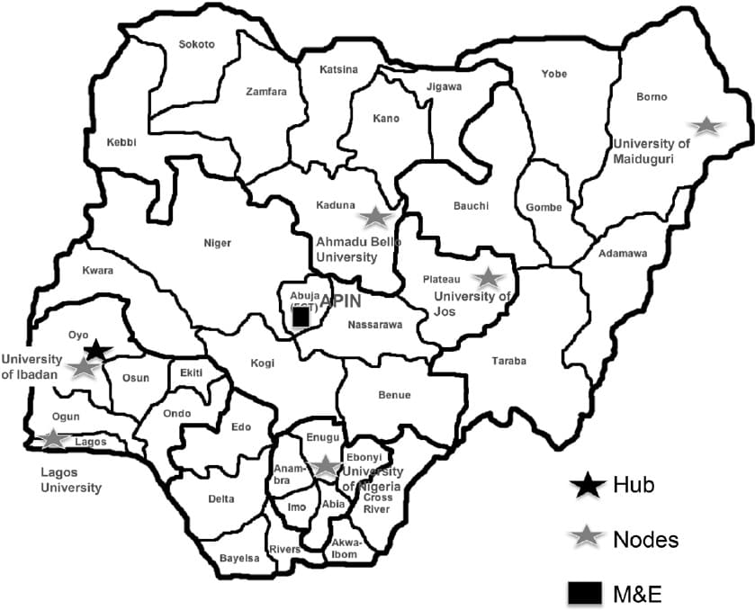 Coloriage carte du nigeria (4)