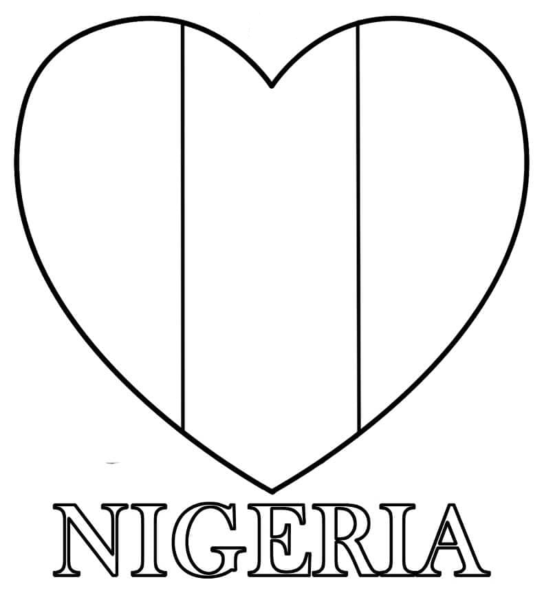 Coloriage drapeau du nigeria (8)