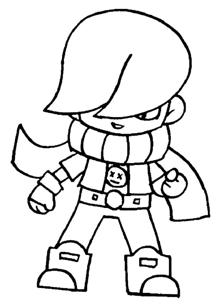 Coloriage edgar brawl stars (5)