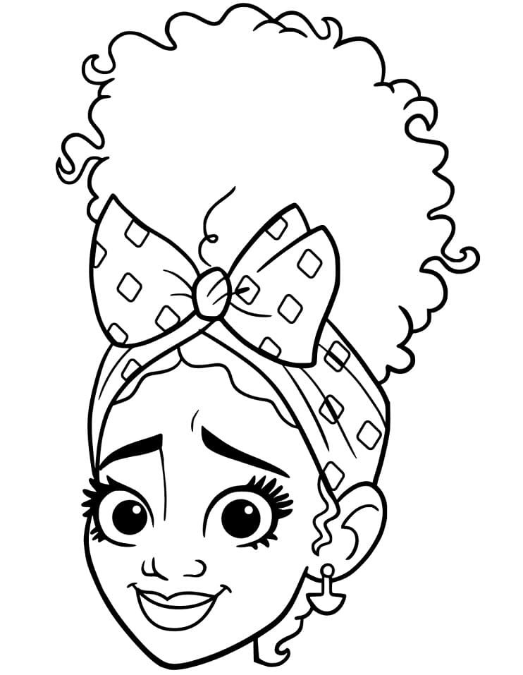 Coloriage encanto dolores