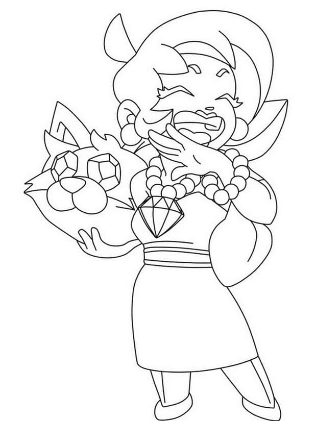 Coloriage lola brawl stars (5)