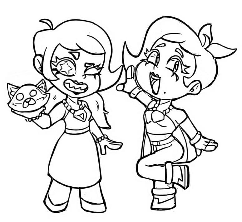 Coloriage lola brawl stars (6)