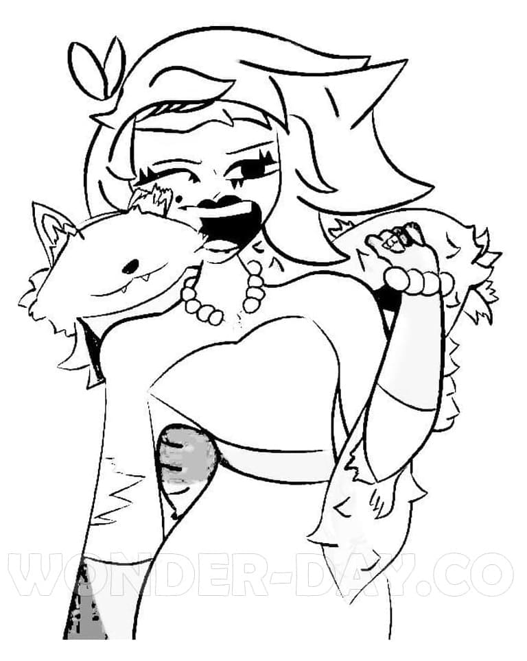 Coloriage lola brawl stars (7)