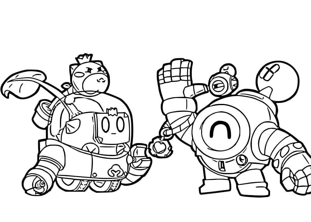 Coloriage nani brawl stars (5)