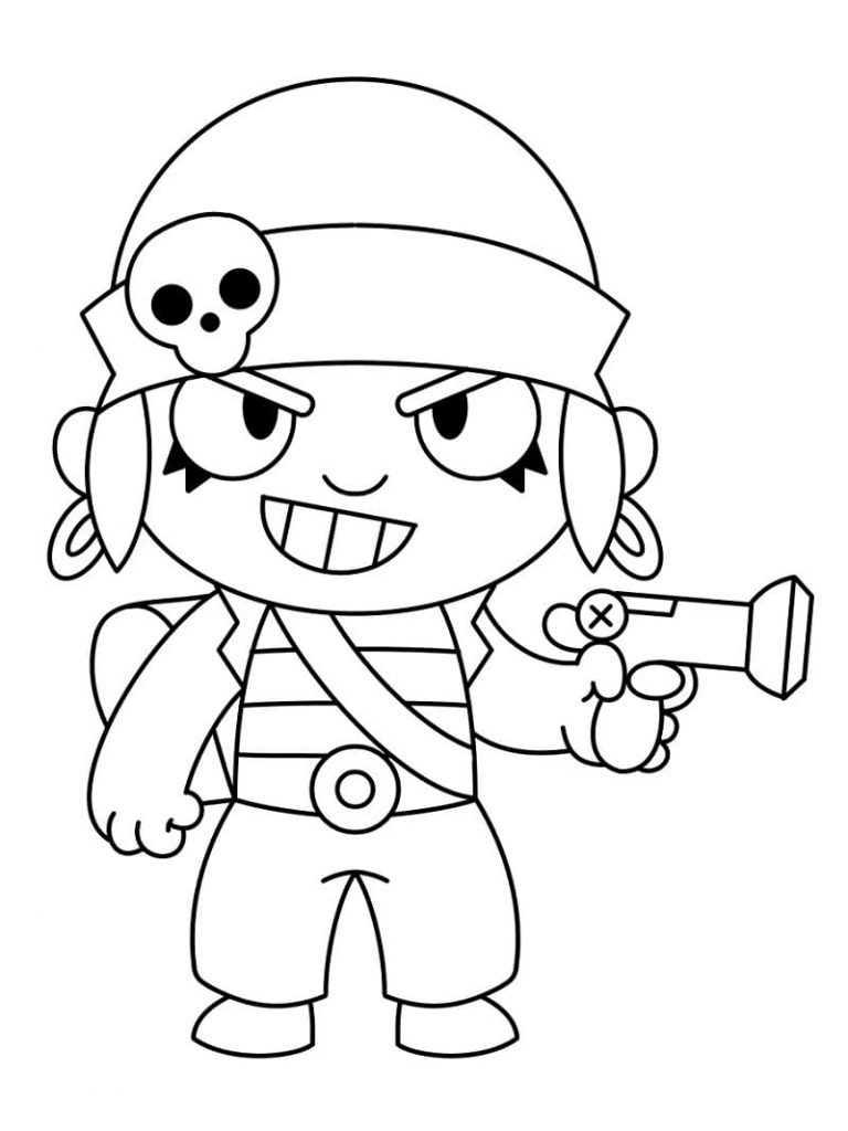 Coloriage penny brawl stars à imprimer