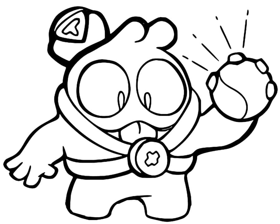 Coloriage squeak brawl stars (3)