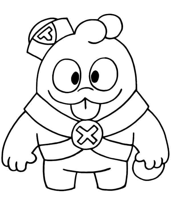 Coloriage squeak brawl stars (5) à imprimer