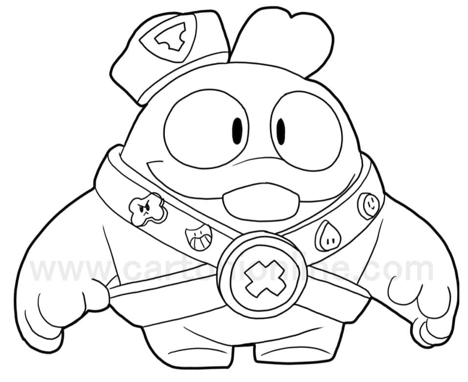 Coloriage squeak brawl stars (6)