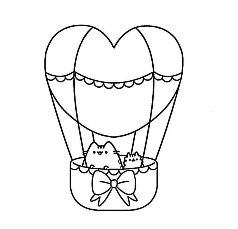 Coloriage belle pusheen (3)