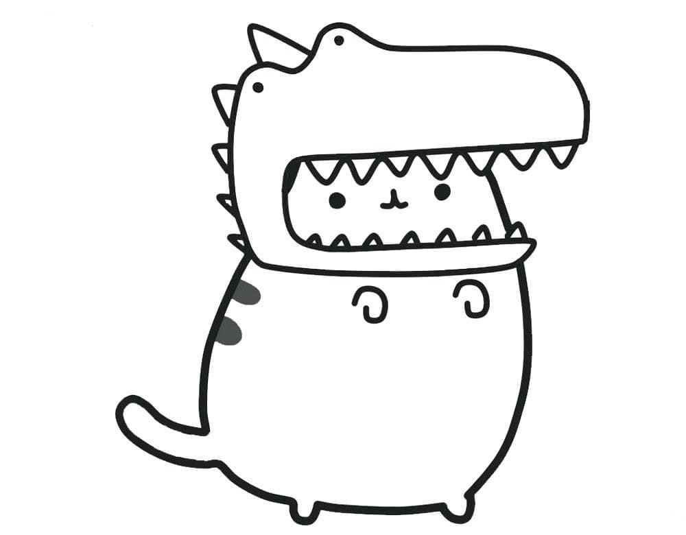 Coloriage pusheen mignonne (1)