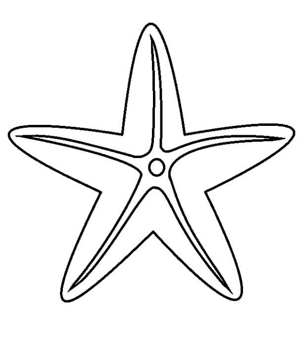 Coloriage Étoile de Mer 11 à imprimer