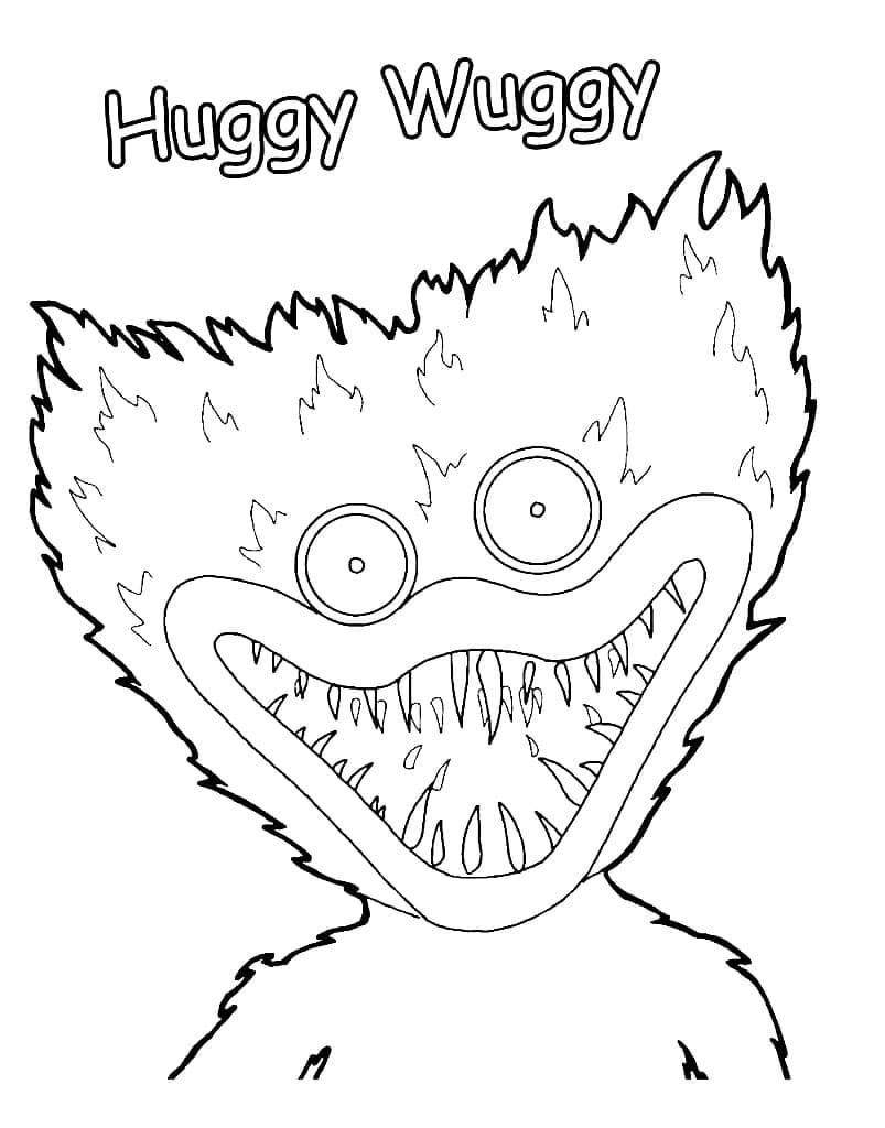 Coloriage Huggy Wuggy (1) à imprimer