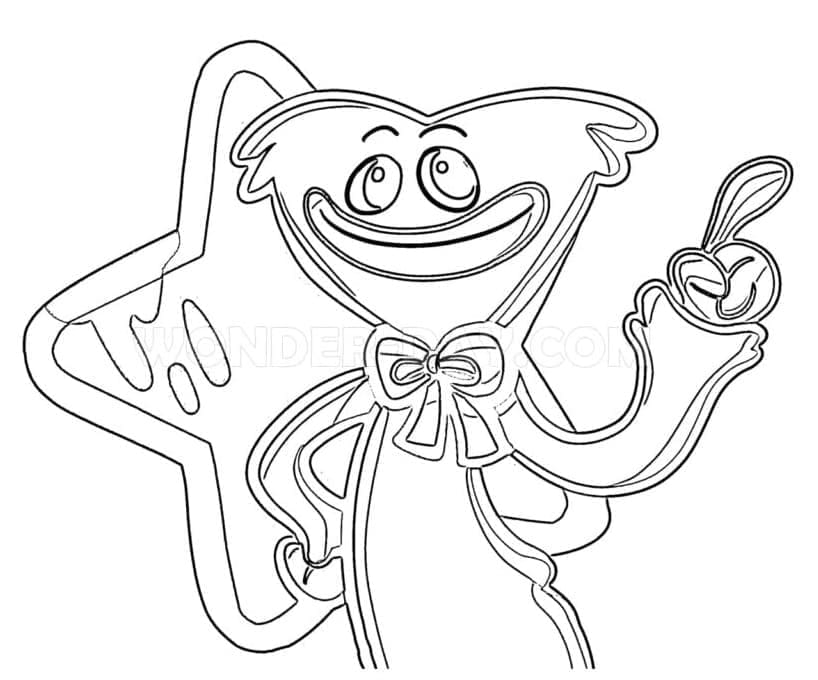 Coloriage Huggy Wuggy (8) à imprimer