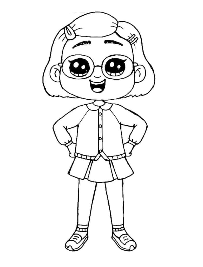 Coloriage Mignon Mei Lee