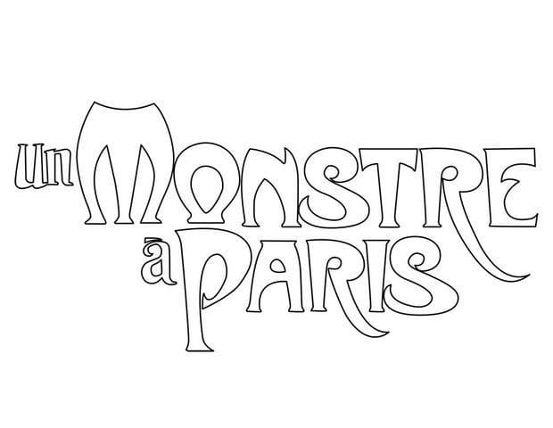 Coloriage Un Monstre à Paris 1