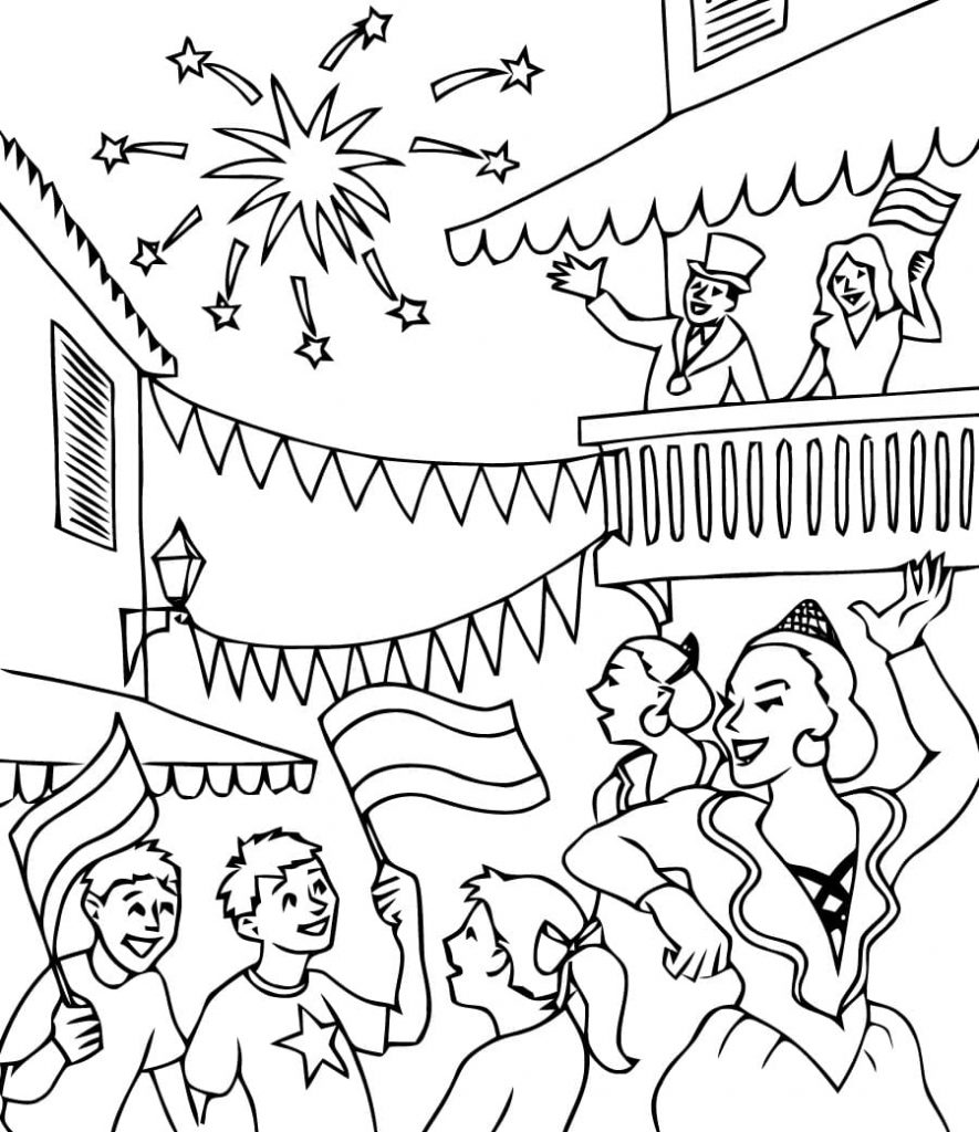 Coloriage carnaval 2 à imprimer