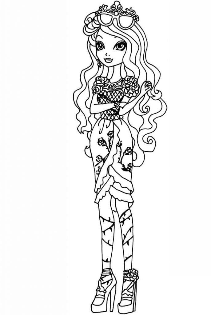 Coloriage Briar Beauty à imprimer