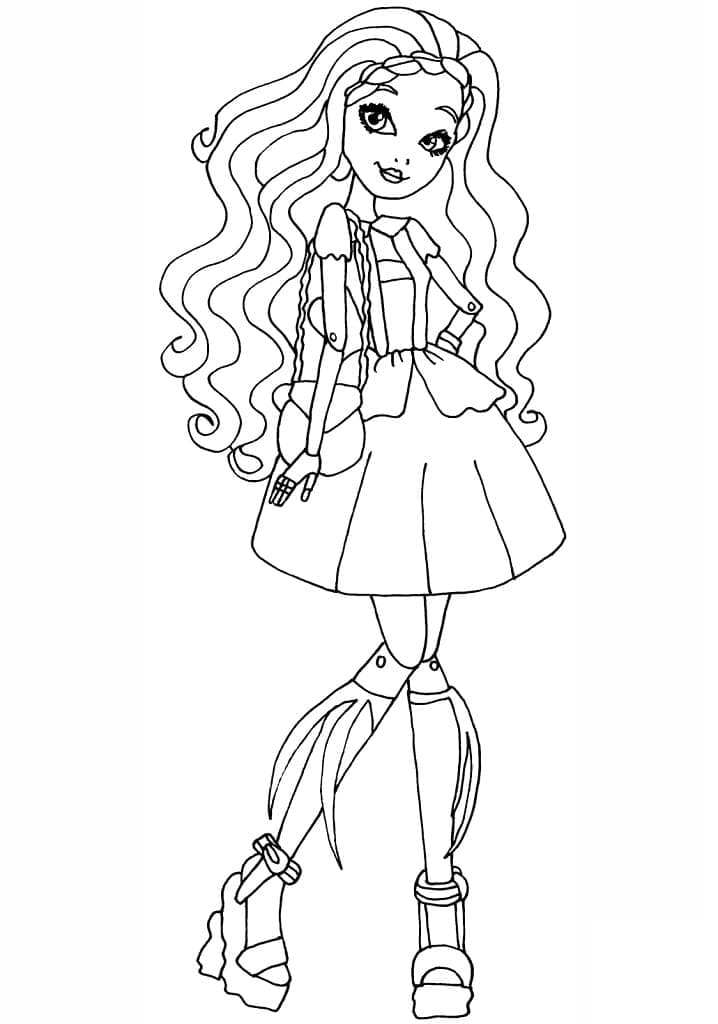 Coloriage Cedar Wood Ever After High à imprimer