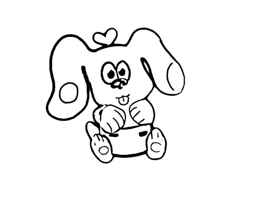 Coloriage Chiot 1