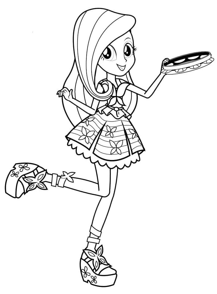 Coloriage Equestria Girls 13