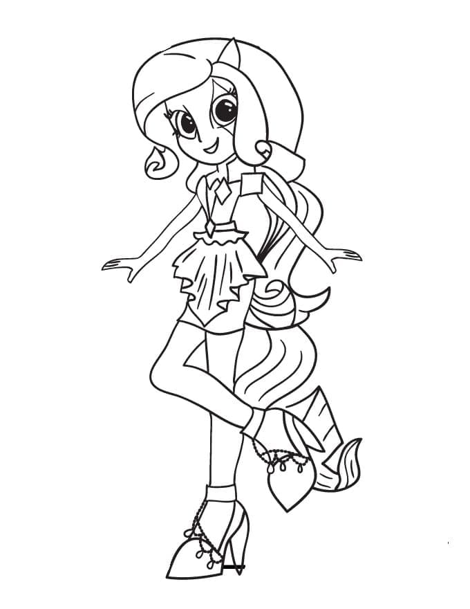 Coloriage Equestria Girls 20