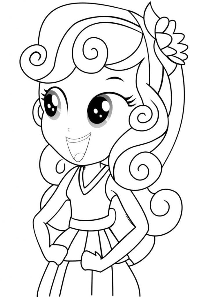 Coloriage Equestria Girls 21 à imprimer