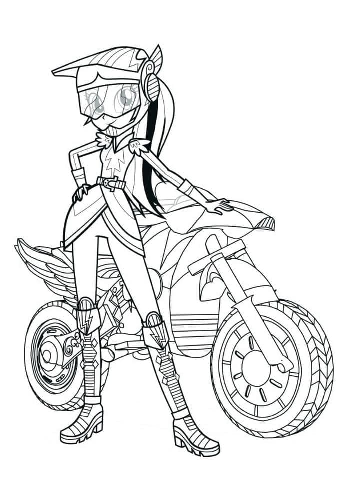 Coloriage Equestria Girls 24