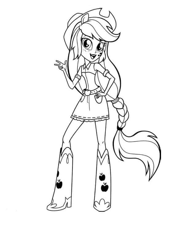 Coloriage Equestria Girls 5