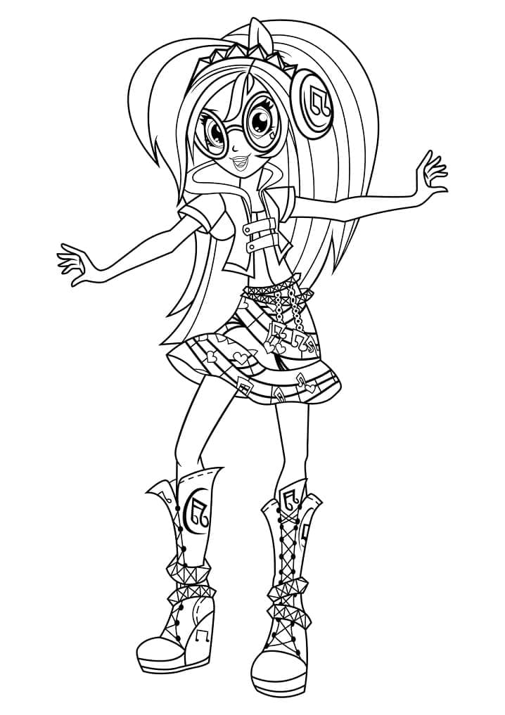 Coloriage Equestria Girls 6