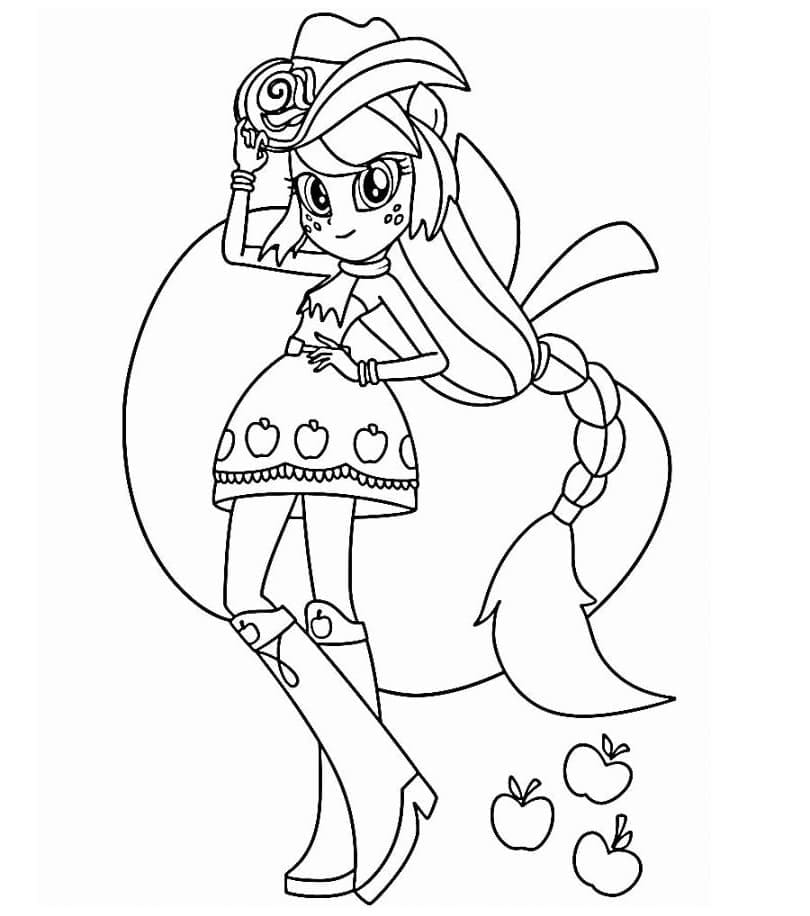 Coloriage Equestria Girls 8