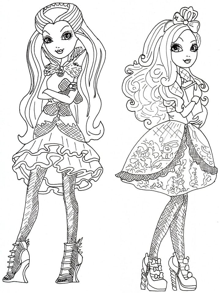 Coloriage Ever After High 1 à imprimer